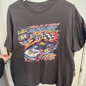 Van Halen Racing Graphic Tee - Gray